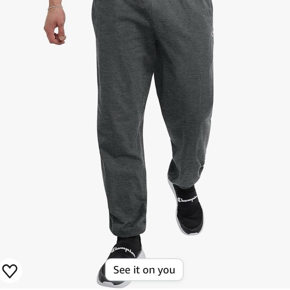 Champion Other - Champion men’s pants joggers light weight closed bottom size XXL NEW 2XL gray